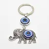 Breloc talisman cu elefant si Ochiul lui Horus