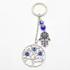Breloc talisman cu Palma lui Hamsa, Copacul vietii si Ochiul lui Horus