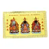 Card Feng Shui din metal - Fuk Luk Sau - Cei trei intelepti