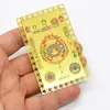 Card Feng Shui din metal - Roata de foc