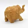 Elefant sculptat manual in lemn, India, mic - 7,5cm