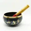 Bol tibetan cantator cu pozitii Yoga - 11,5cm