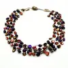 Colier sidef multicolor cu 4 randuri - model 4
