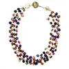 Colier sidef multicolor cu 4 randuri - model 4
