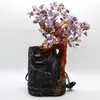 Fantana decorativa cu pietre semipretioase de ametist 28cm
