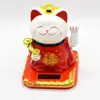 Pisica norocoasa Maneki Neko alba 11cm - solara