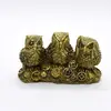 Statueta Feng Shui 3 bufnite din rasina 7,5cm