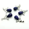 Pandantiv inger lapis lazuli cu metal 32mm