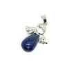 Pandantiv inger lapis lazuli cu metal 32mm