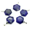 Pandantiv lapis lazuli hexagonal 28mm