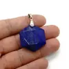 Pandantiv lapis lazuli hexagonal 28mm