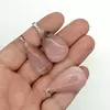 Pandantiv opal roz picatura 35mm