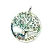 Pandantiv pomul vietii din scoica abalone 45mm