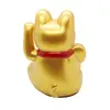Pisica norocoasa Maneki Neko aurie cu mesaje 14cm