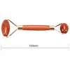 Rola dubla din goldstone maro pentru masaj, 150mm