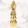 Statueta Feng Shui Pagoda celor 5 elemente, aurie - 15cm