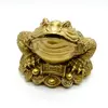 Statueta Feng Shui Broasca raioasa din bronz - 12cm