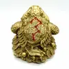 Statueta Feng Shui Broasca raioasa din bronz - 12cm