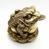 Statueta Feng Shui Broasca raioasa din bronz - 13cm
