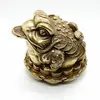 Statueta Feng Shui Broasca raioasa din bronz - 13cm