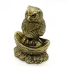 Statueta Feng Shui Bufnita cu pepita si monede chinezesti 9cm