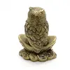 Statueta Feng Shui Bufnita cu pepita si monede chinezesti 9cm