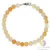 Bratara calcit galben sfere 6mm