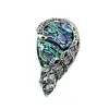 Brosa paun cu scoica abalone - 60mm