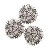 Brosa rotunda cuart roz - 60mm