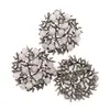 Brosa rotunda cuart roz - 60mm
