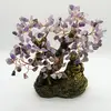 Copac Feng Shui Buddha cu pietre semipretioase de Ametist 20cm