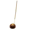 Suport lemn ardere betisoare si conuri parfumate Rotund - 5cm