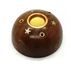 Suport lemn ardere betisoare si conuri parfumate Rotund - 5cm