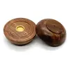 Suport lemn ardere betisoare si conuri parfumate, rotund - 7,5cm
