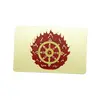Card Feng Shui din plastic Amuleta Cei Trei Celesti si Roata de Foc