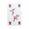 Card Feng Shui din plastic Amuleta Dubla Fericire si Floare de Prun
