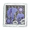 Placa Feng Shui din piatra Elefant si Rinocer 2020 - 14cm