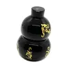 Statueta Feng Shui Wu Lou din obsidian cu simboluri, mic - 7,6cm