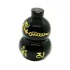 Statueta Feng Shui Wu Lou din obsidian cu simboluri, mic - 7,6cm