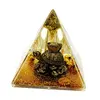 Suport pentru pixuri piramida Feng Shui - Broasca testoasa cu pepita