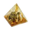 Suport pentru pixuri piramida Feng Shui - Broasca testoasa dragon cu monede