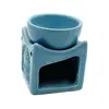 Vas aromaterapie din ceramica, Buddha albastru 8,2cm