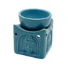 Vas aromaterapie din ceramica, Buddha albastru 8,2cm