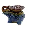 Vas aromaterapie din ceramica, elefant cu trompa ridicata, model 4