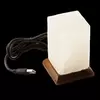 Veioza / Lampa din sare de Himalaya cu USB - Prisma 0,5 Kg