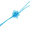 Amuleta canaf Feng Shui nod mistic simplu, mic, albastru