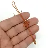 Amuleta canaf Feng Shui nod mistic simplu, mic, maro