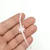 Amuleta canaf Feng Shui nod mistic simplu, mic, roz