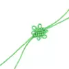 Amuleta canaf Feng Shui nod mistic simplu, mic, verde