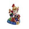 Statueta Ganesh multicolor, metal emailat, 8cm - model 1